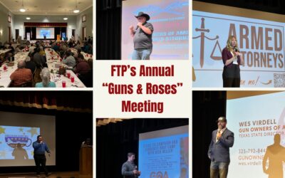 FTP with Gun Owners of America, Leadership Institute, and Armed Attorneys for the annual “Guns & Roses” February Meeting