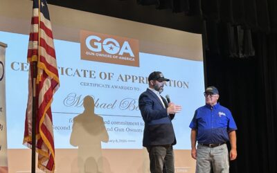 Congratulations to FTP Leader Mike Belsick for being recognized by GOA for his lasting impact on 2nd Amendment protection and education